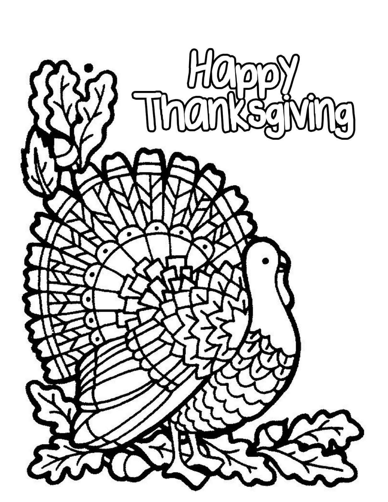 Thanksgiving Printable Turkey Pinterest Free thanksgiving coloring