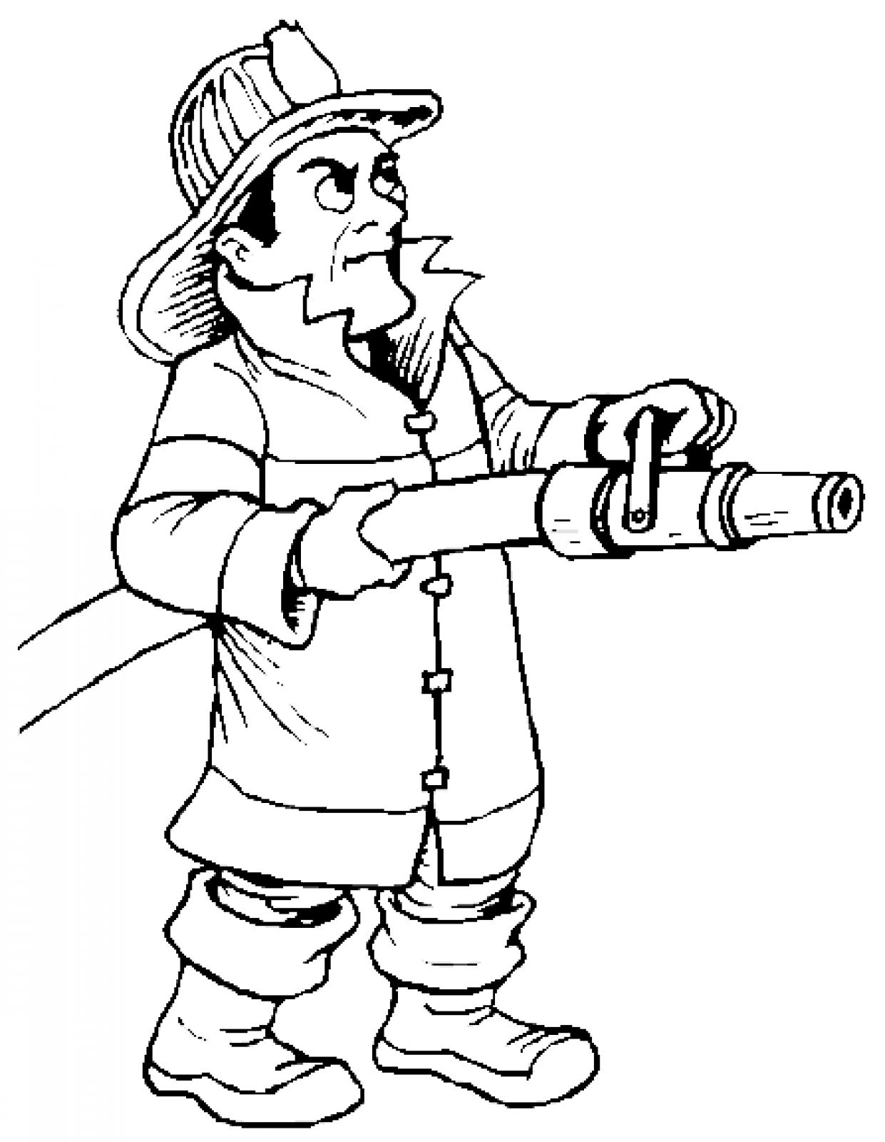 Printable Firefighter Coloring Pages ColoringMe