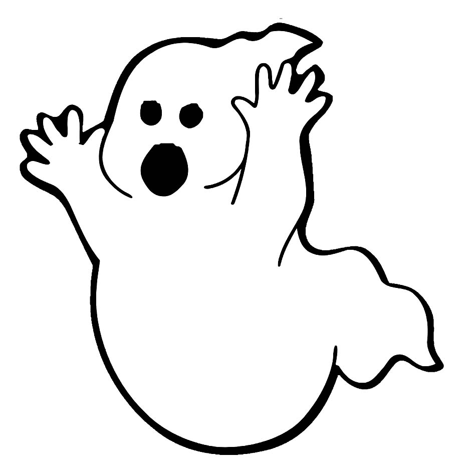 Printable Ghost Coloring Pages ColoringMe com