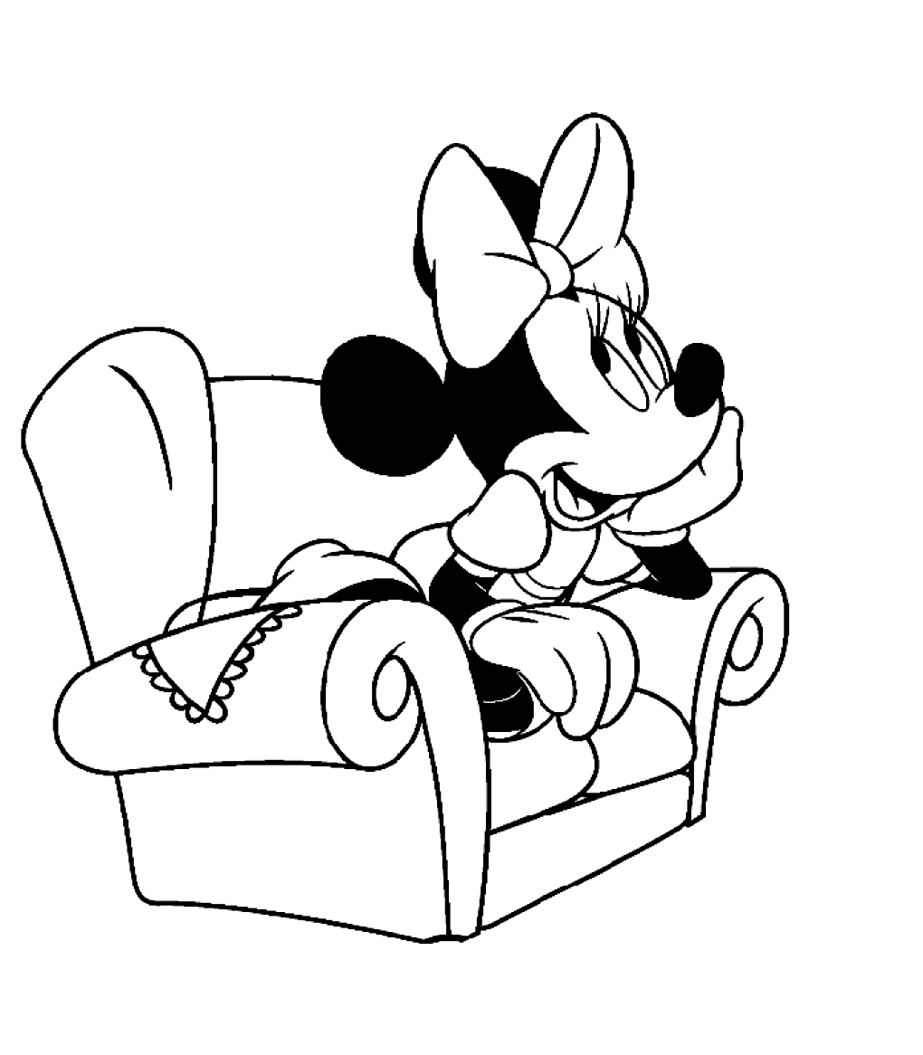 Printable Minnie Mouse Coloring Pages ColoringMe