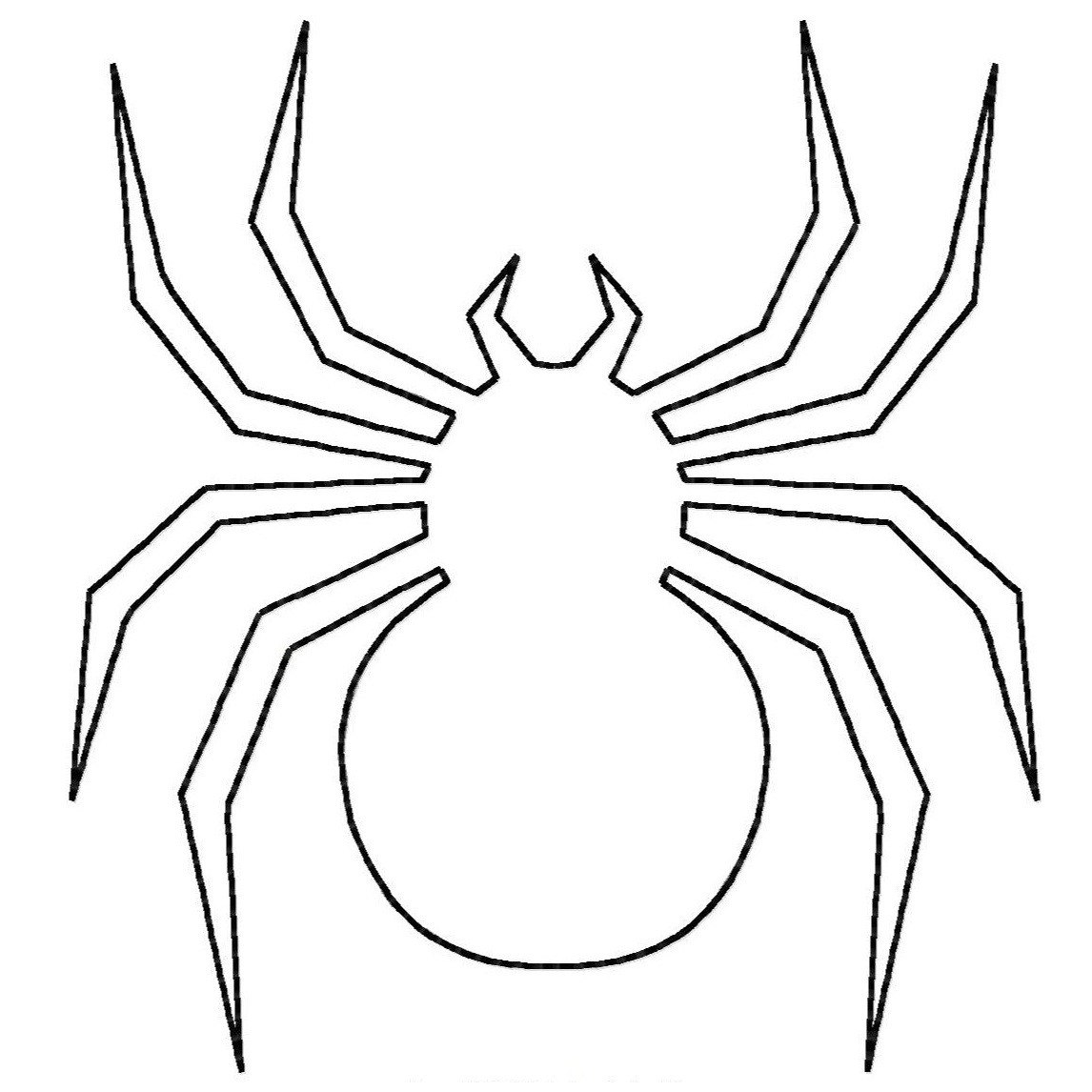 Spider Clouring Free Colouring Pages