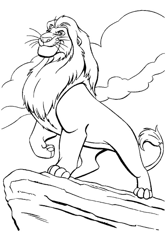 Disney Lion King Printable Coloring Pages - Food Ideas