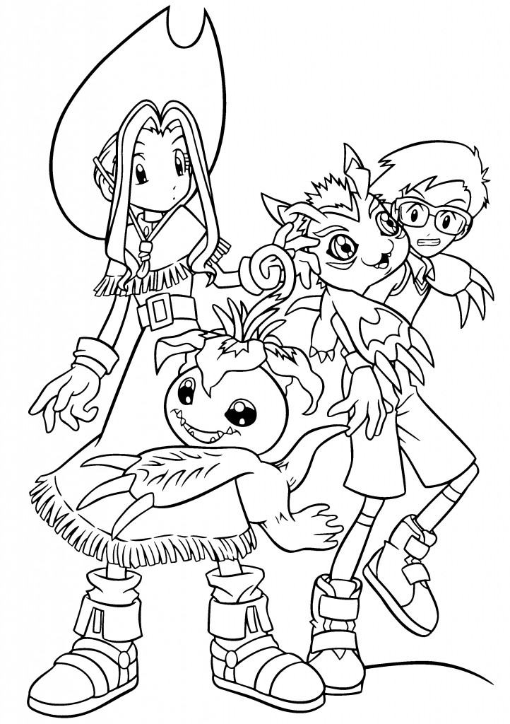 Printable Digimon Coloring Pages – ColoringMe.com