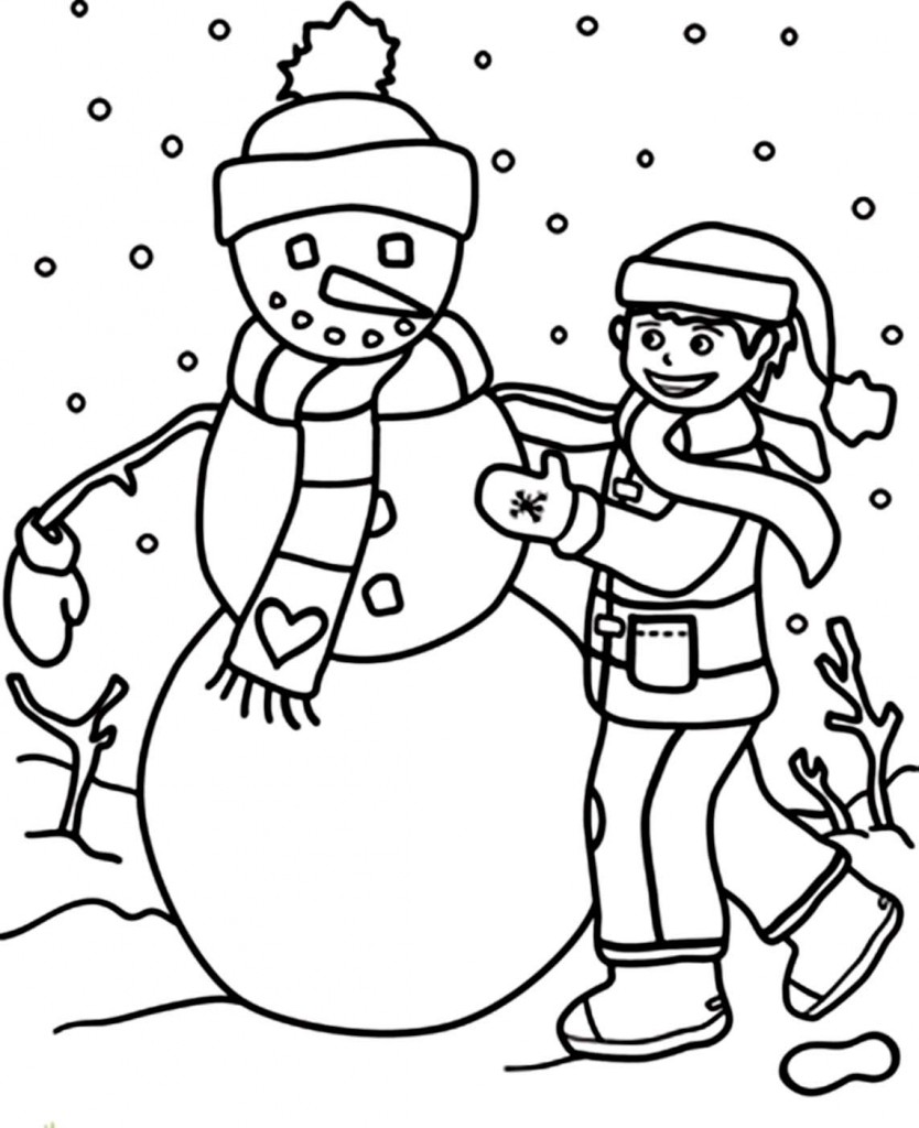 Printable Snowman Coloring Pages – ColoringMe.com