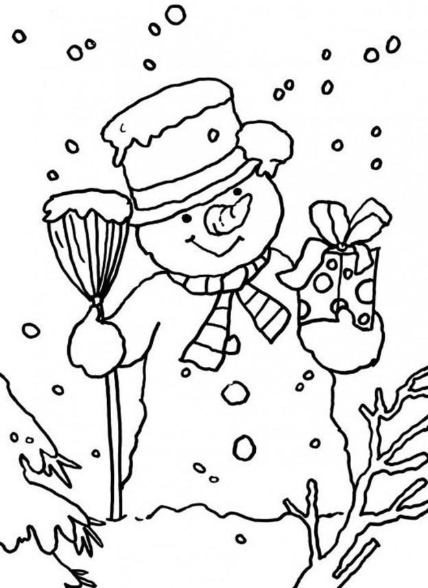 Printable Snowman Coloring Pages | ColoringMe.com