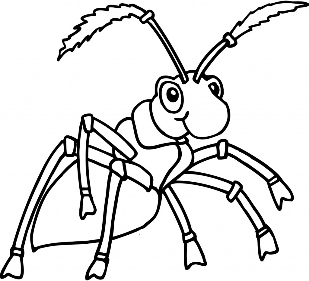 Large Ant Coloring Page | ColoringMe.com