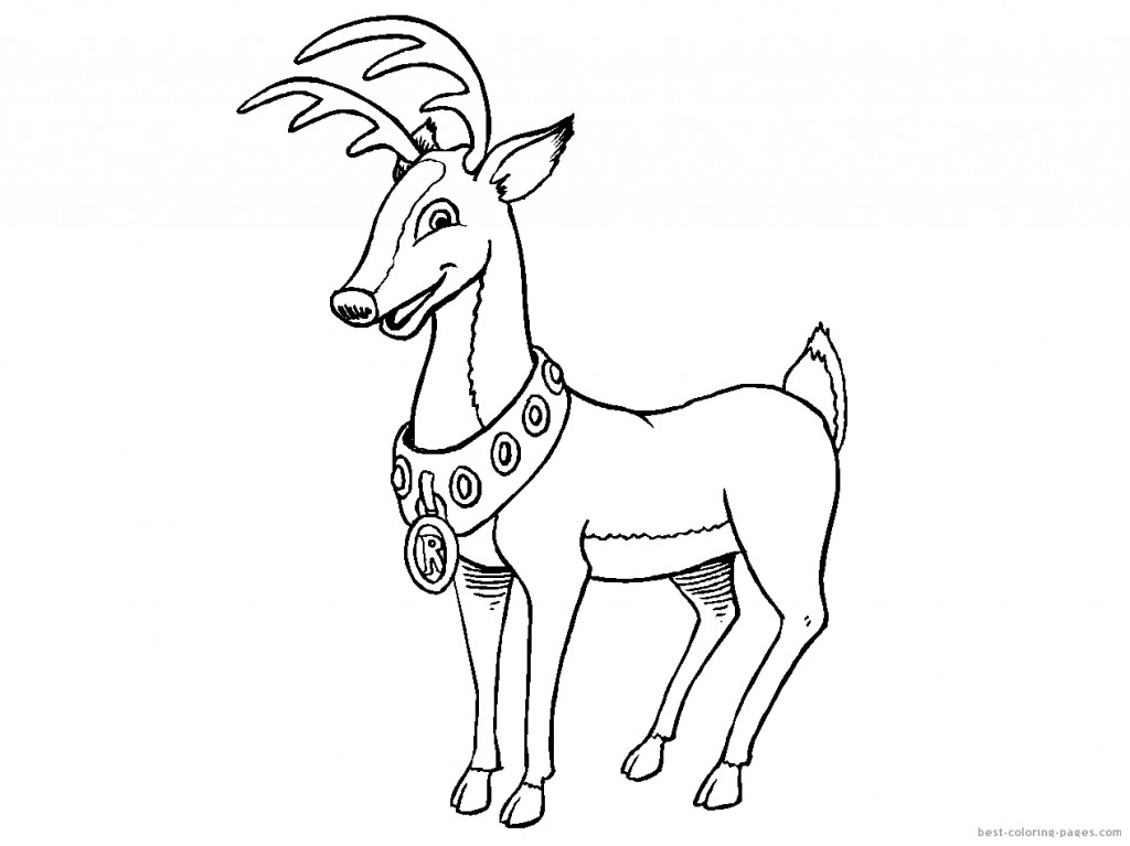 Printable Reindeer Coloring Pages – Coloringme.com