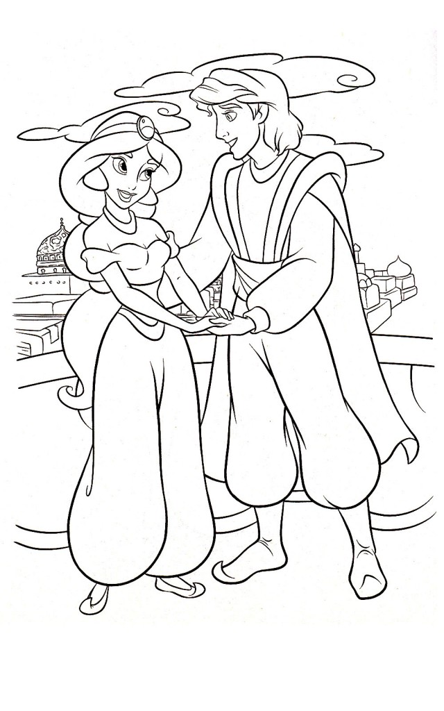 Printable Aladdin Coloring Pages | ColoringMe.com