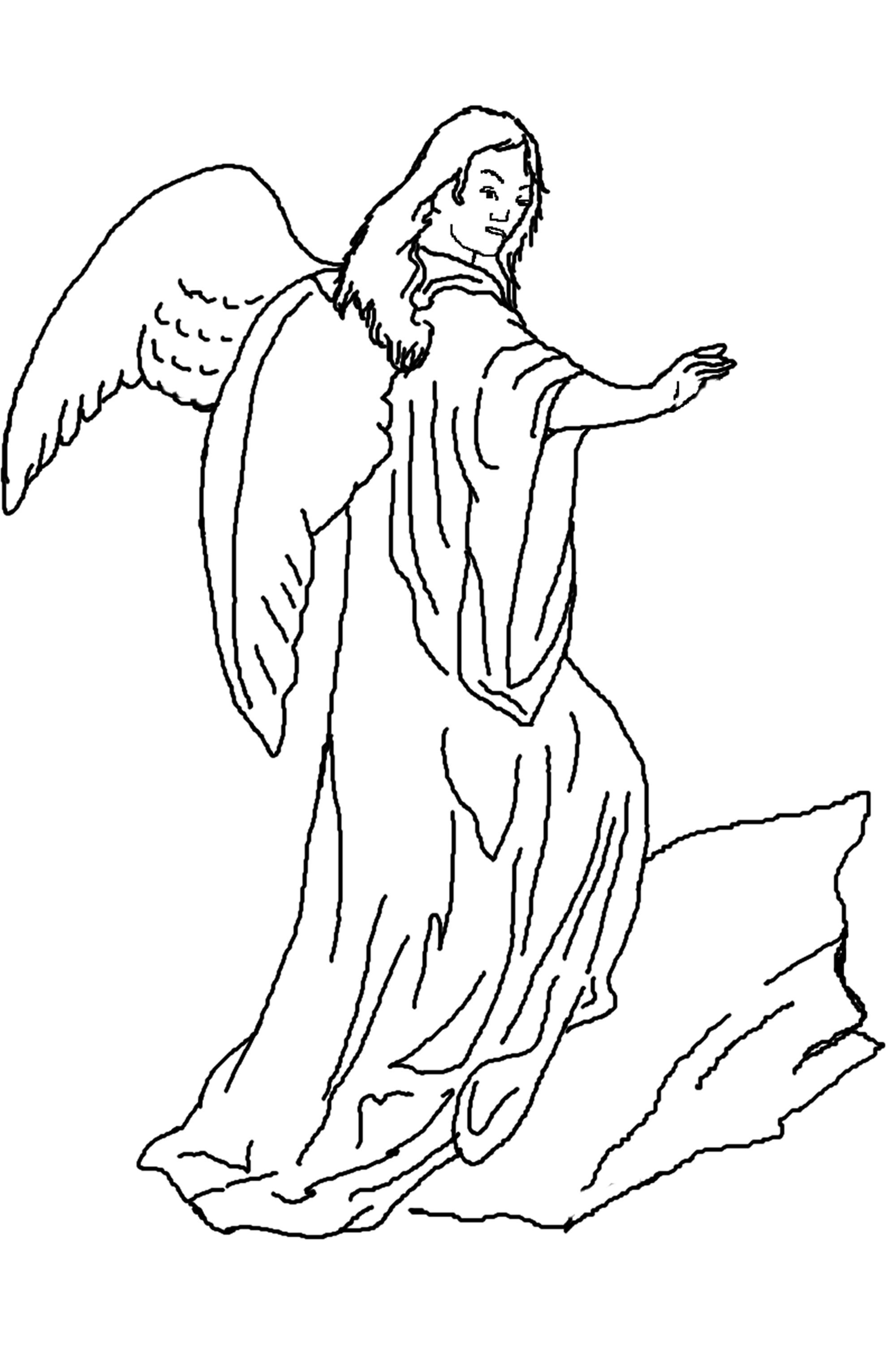 Free Printable Angel Coloring Sheets Coloring Pages