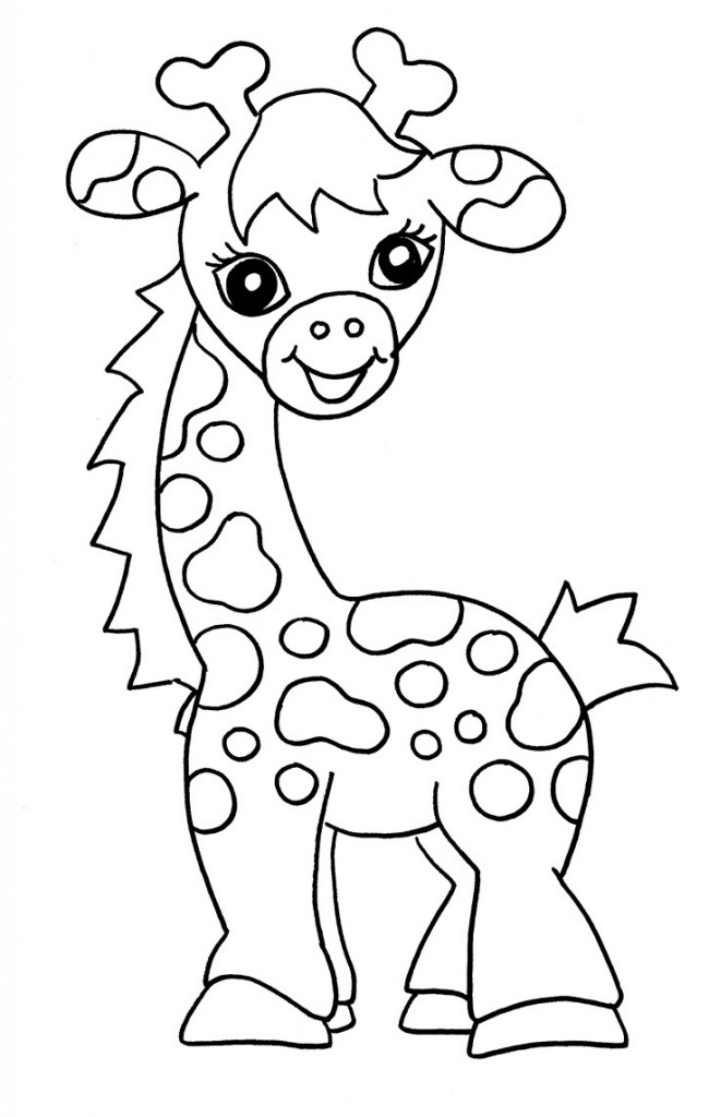 Printable Giraffe Coloring Pages – ColoringMe.com