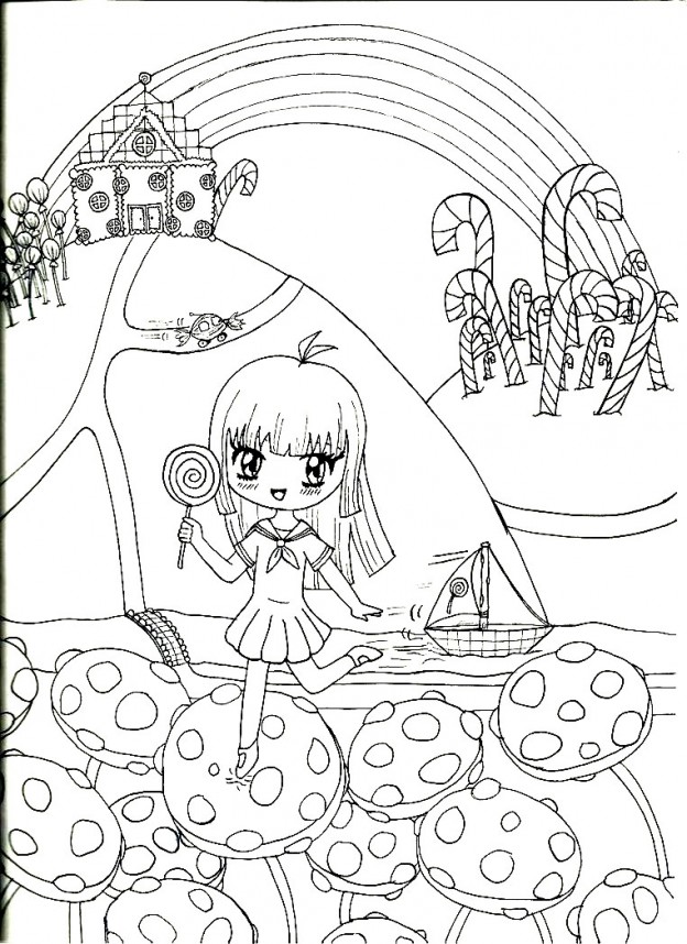 Candyland Coloring Pages Free Printables – ColoringMe.com