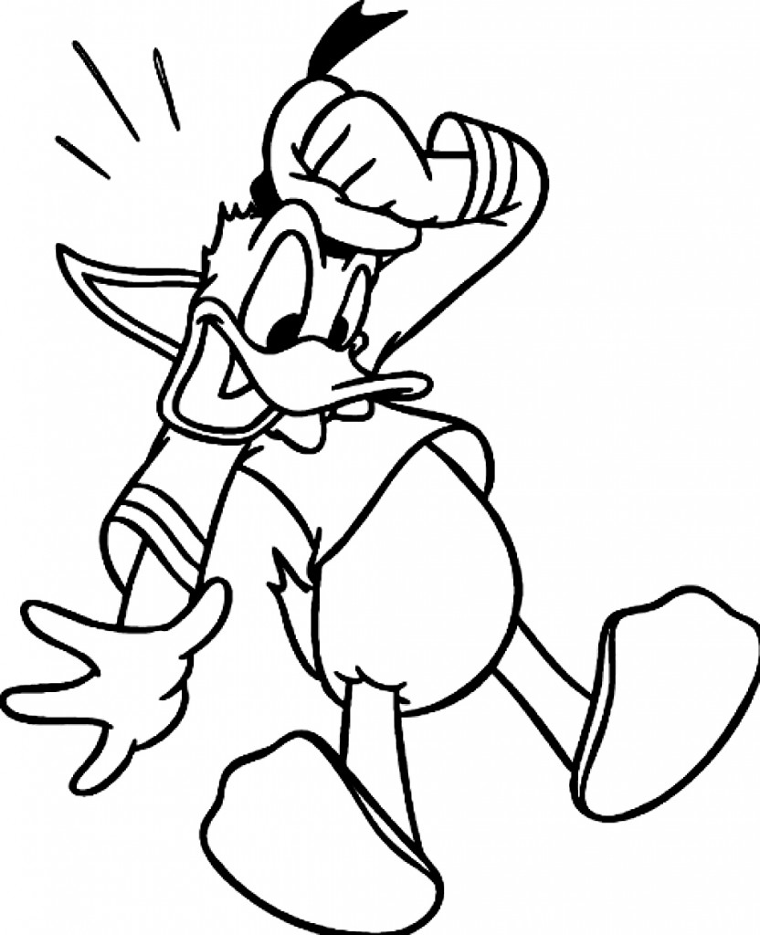 Printable Donald Duck Coloring Pages – ColoringMe.com