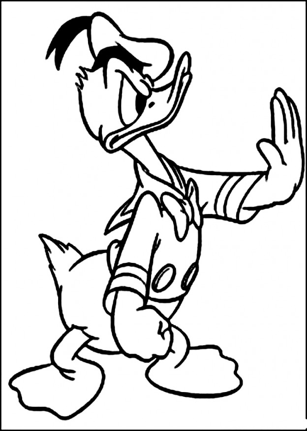 Printable Donald Duck Coloring Pages – ColoringMe.com