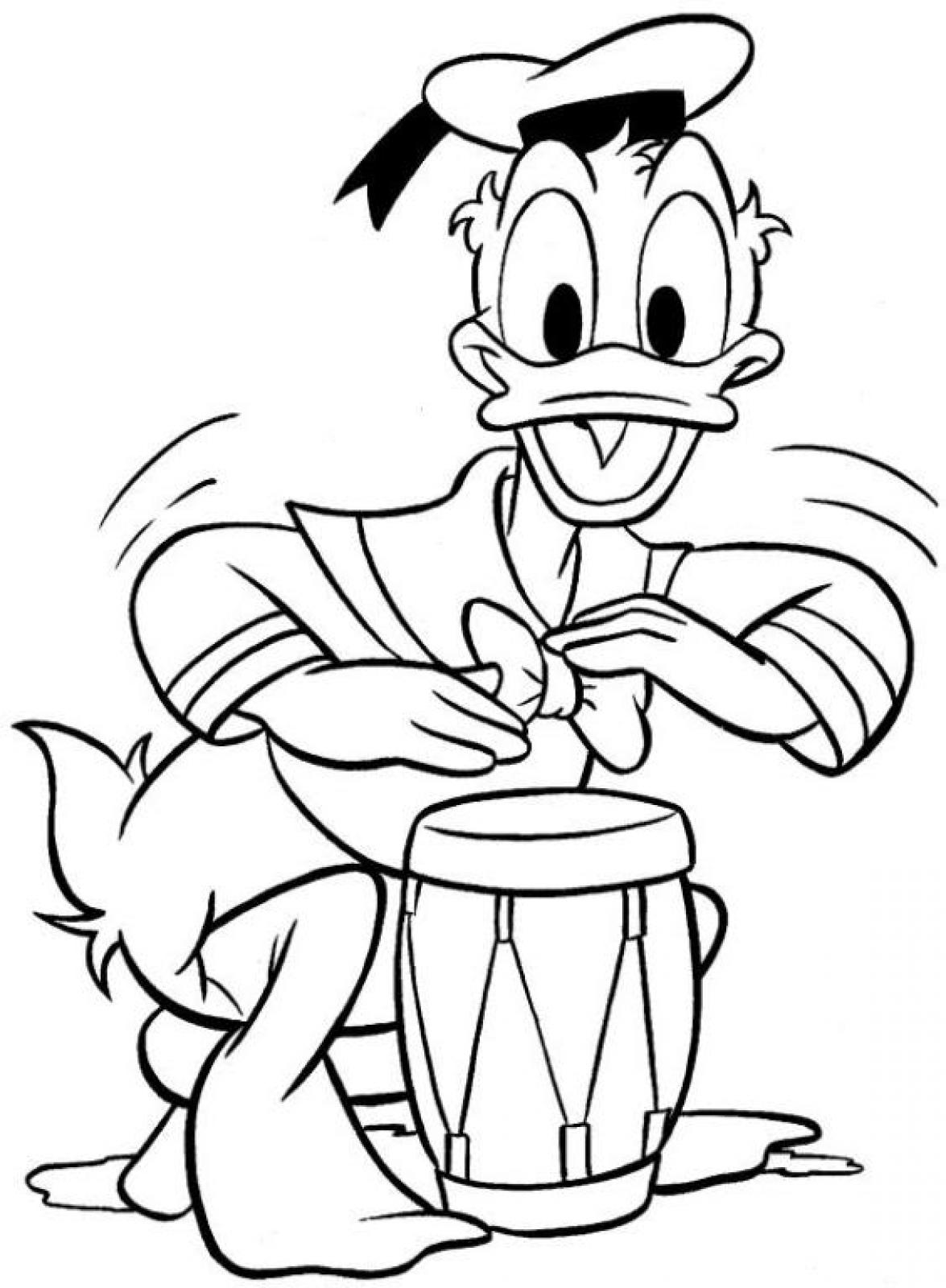 Download Printable Donald Duck Coloring Pages Coloringme Com