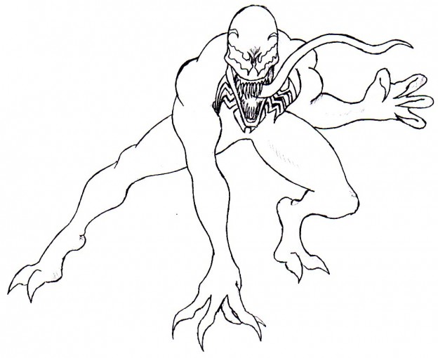 Free Printable Venom Coloring Pages – ColoringMe.com