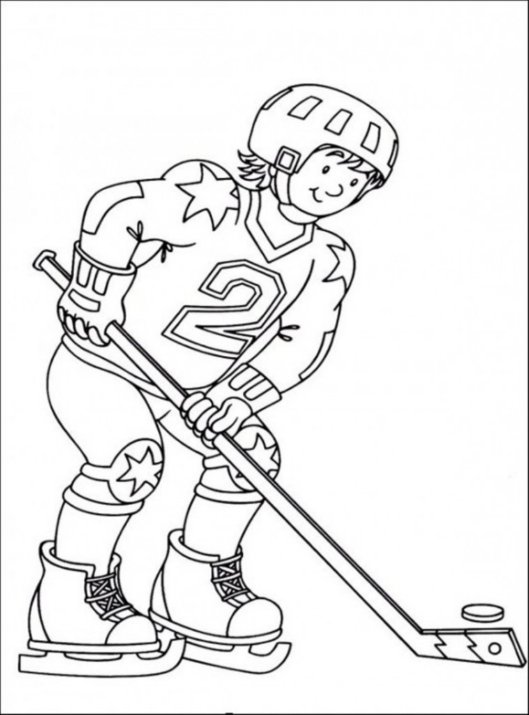 Printable Hockey Coloring Pages – ColoringMe.com