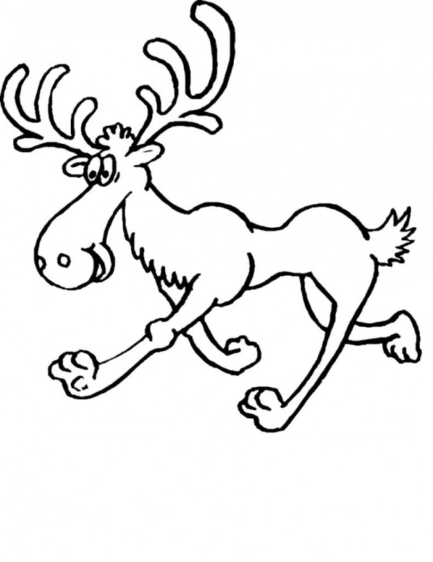 Printable Moose Coloring Pages – ColoringMe.com