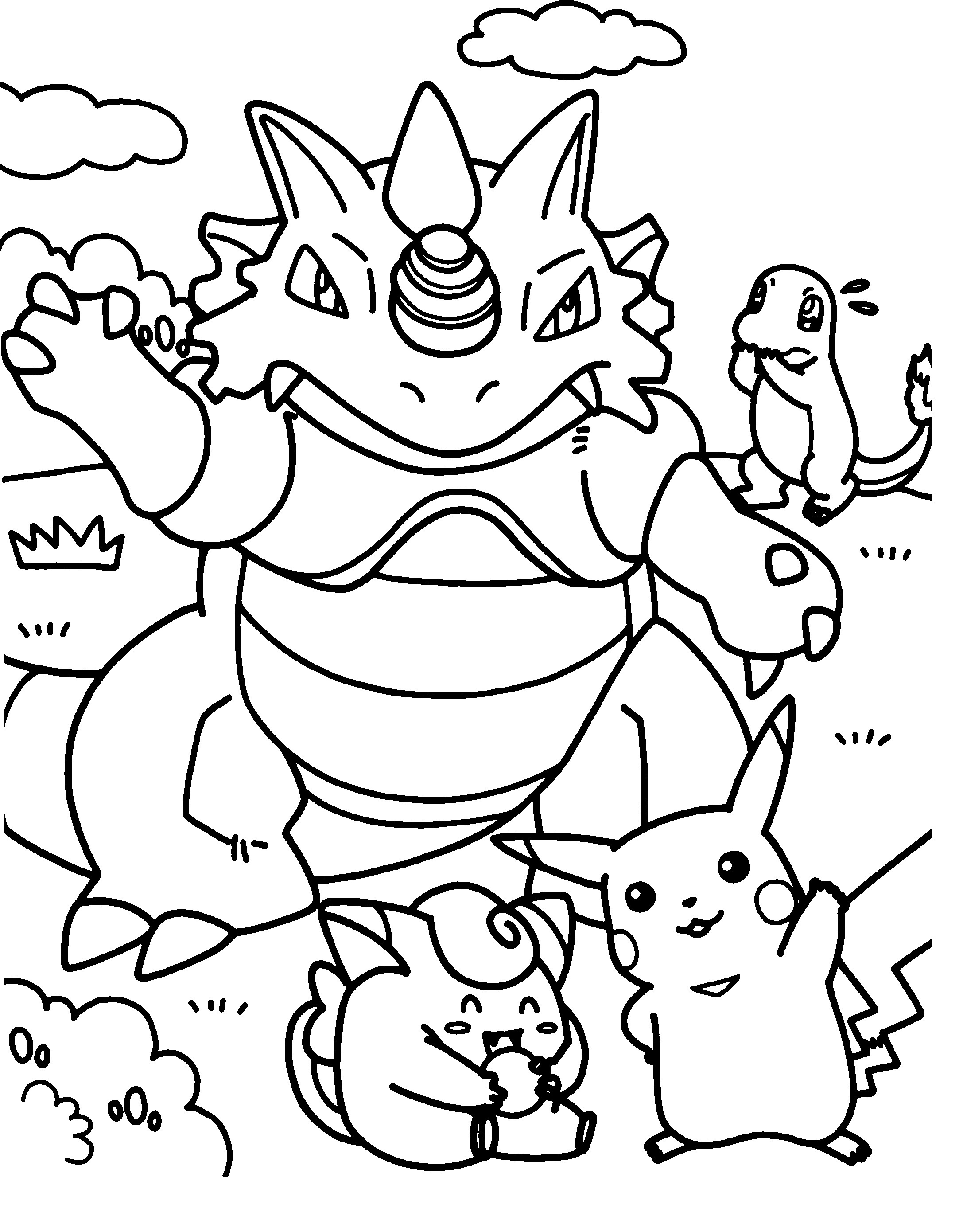 pokemon coloring pages for kids printable coloringmecom