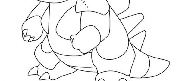 nidoking coloring pages