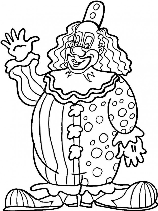 Printable Clown Coloring Pages – Coloringme.com