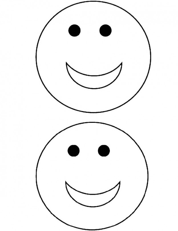 Smiley Face Coloring Sheet – ColoringMe.com