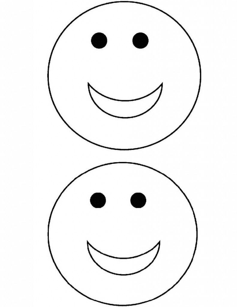 Smiley Face Coloring Sheet – ColoringMe.com