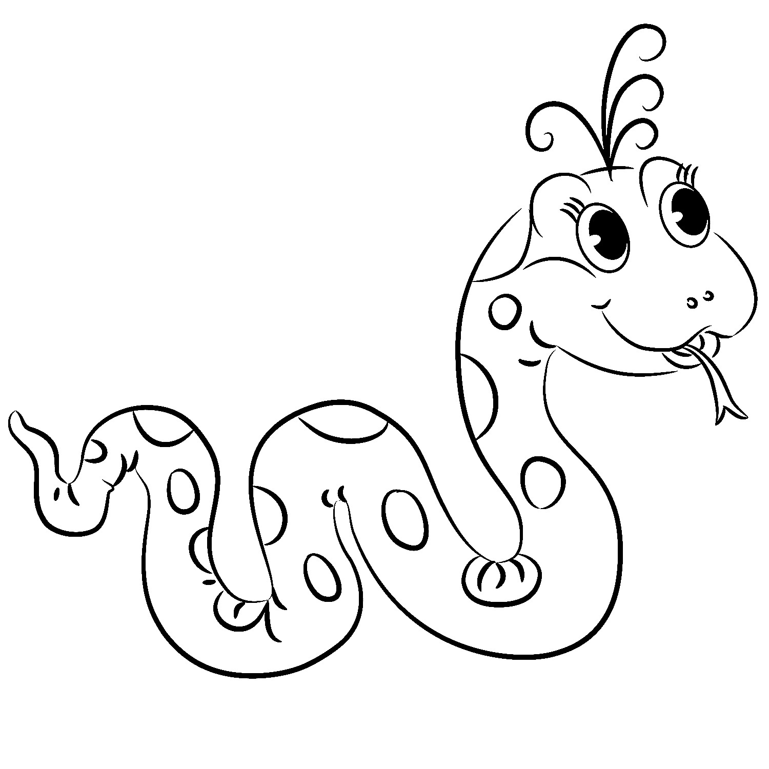 Snake Coloring Pages to Print | ColoringMe.com