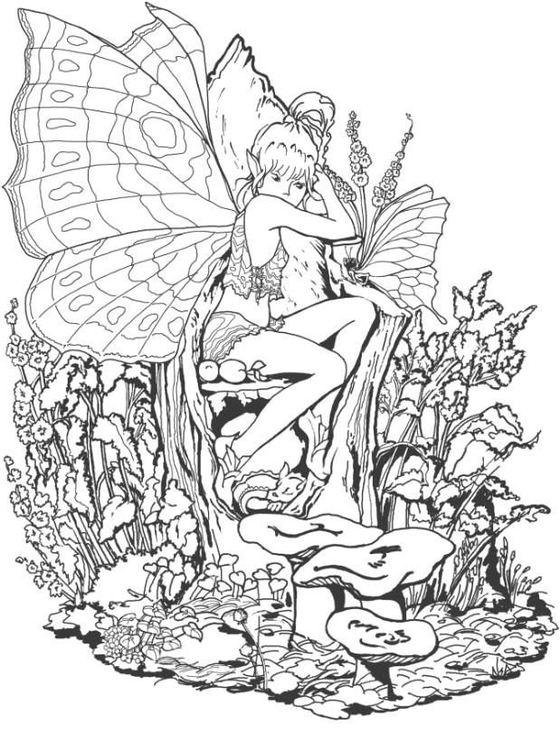 fantasy coloring pages