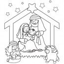 Printable Nativity Scene Coloring Pages – ColoringMe.com