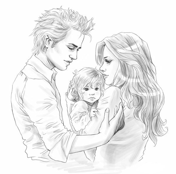 twilight jacob coloring pages
