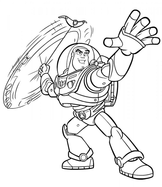 buzz lightyear face coloring pages