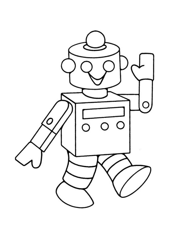 robot coloring