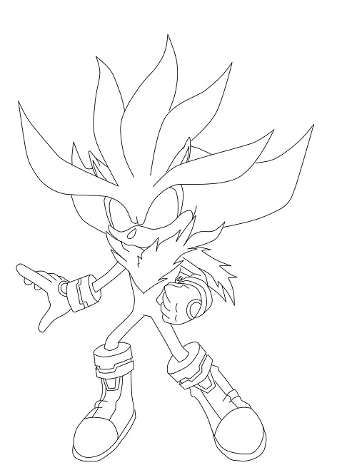 34+ silver the hedgehog coloring pages Silver coloring pages at ...