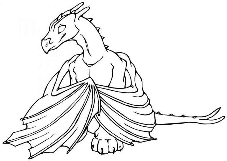 Coloring Page Dragon | ColoringMe.com