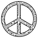 Printable Peace Sign Coloring Pages – ColoringMe.com